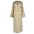 Robe midi à manches longues Gucci GG Monogram en coton crème Blanc Écru