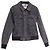 Autre Marque Giacca in denim Saint Laurent in cotone grigio