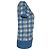 Polo Ralph Lauren Kurzarm-Cardigan aus blauem Leinen im Gingham-Karo Hellblau - Ansicht 2