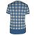 Polo Ralph Lauren Kurzarm-Cardigan aus blauem Leinen im Gingham-Karo Hellblau - Ansicht 3