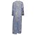 Oscar de la Renta Floral Caftan Kleid aus hellblauem Polyester - Ansicht 4