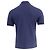 Polo a maniche corte Brunello Cucinelli in cotone blu navy - vista 4