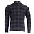Tom Ford kariertes Flanellhemd aus grauer Baumwolle