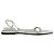 Sandalias de cuero con cordones Totême en cuero blanco