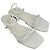 Sandalias de cuero con cordones Totême en cuero blanco - vista 4