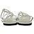 Sandalias de cuero con cordones Totême en cuero blanco - vista 5