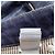 Jeans in denim strappato Brunello Cucinelli in cotone blu navy - vista 3