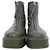 Stivaletti con zip The Row in pelle Olive Green Verde Verde oliva - vista 2