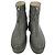 Stivaletti con zip The Row in pelle Olive Green Verde Verde oliva - vista 4