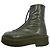 Stivaletti con zip The Row in pelle Olive Green Verde Verde oliva - vista 6