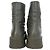 Stivaletti con zip The Row in pelle Olive Green Verde Verde oliva - vista 7