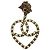 Timeless Collana Chanel a cuori intrecciati in metallo dorato D'oro - vista 4