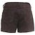Michael Kors Mini Shorts aus braunem Lammleder - Ansicht 3