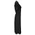 Abito midi a maniche corte Proenza Schouler in cotone nero - vista 4
