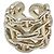 Hermès HERMES Chaine d'Ancre Enchainée GM #51 Silver Band Ring Silvery