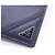 Portafoglio bi-fold Prada Vitello Daino con logo triangolare Blu navy - vista 10
