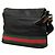 Borsa a tracolla Gucci Sherry Line Nero Rosso Verde - vista 2