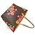 Sac Cabas Louis Vuitton Monogram Rose Neverfull MM Marron Multicolore - vue 5