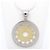 Bulgari Pendente Bvlgari Tondosan in acciaio inossidabile e oro giallo 18K - vista 3