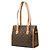 Borsa Tote Louis Vuitton Monogram Popincourt Marrone Monogramma - vista 2