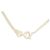 Collier CHANEL Coco Mark Noir Argenté - vue 2