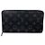 LOUIS VUITTON Monogram Eclipse Zippy Organizer Long Wallet Marrom Preto