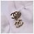 Boucles d'oreilles Chanel Triple Coco Mark strass Doré - vue 8