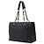 Borsa Tote Chanel Coco Mark Matelassé GST Chain Nero - vista 2