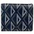 Christian Dior CD Diamond Compact Wallet Brown Navy blue