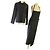 Comme Des Garcons Comme des Garçons Robe de Chambre Completo Lana Rigato Nero - vista 11