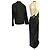 Comme Des Garcons Comme des Garçons Robe de Chambre Completo Lana Rigato Nero - vista 4