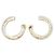 Louis Vuitton Pendientes Inclusion Hoop Earrings Dorado - vista 2