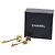 Orecchini a lobo Chanel Coco Mark No. 5 motivo trifoglio D'oro - vista 6