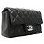 Chanel Mini Matelassé Schultertasche mit Kette Schwarz - Ansicht 2