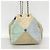 Borsa a tracolla Chanel in camoscio Blu Beige Verde - vista 11