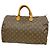 Borsa a mano Louis Vuitton Monogram Speedy 40 Marrone