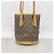 Saco Tote Louis Vuitton Monogram Bucket PM Marrom - vista 10