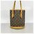 Louis Vuitton Monogram Bucket PM Tote Bag Braun - Ansicht 10
