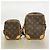 Bolso de hombro Louis Vuitton Monogram Game On Panam Set Castaño Roja - vista 11