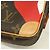Bolso de hombro Louis Vuitton Monogram Game On Panam Set Castaño Roja - vista 7
