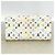 Louis Vuitton Monogram Multicolor Portefeuille Sarah Long Wallet Rosa Bianco - vista 10
