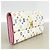 Louis Vuitton Monogram Multicolor Portefeuille Sarah Long Wallet Rosa Bianco - vista 2