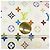Louis Vuitton Monogram Multicolor Portefeuille Sarah Long Wallet Rosa Bianco - vista 8