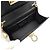Borsa a tracolla con catena in pelle goffrata Gancini Salvatore Ferragamo Marrone Nero - vista 7