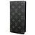 Louis Vuitton Monogram Eclipse Portefeuille Brazza Long Wallet Negro