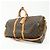 Louis Vuitton Keepall Bandouliere Monogram Canvas 55 Marrone - vista 3