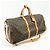 Louis Vuitton Keepall Bandouliere Monogram Canvas 55 Marrone - vista 4
