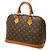 Sac à main Louis Vuitton Monogram Alma Marron - vue 2