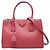 Sac à main Prada Galleria avec plaque logo triangle Rose