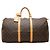 Louis Vuitton Monogram Keepall 50 Boston Tasche Braun